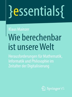 cover image of Wie berechenbar ist unsere Welt